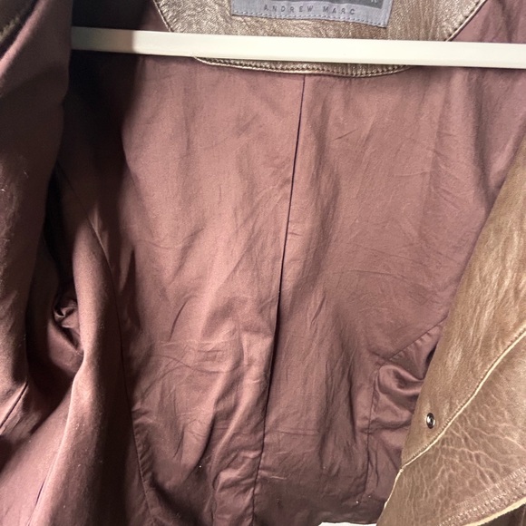 New , Marc New York,  Brown,  Medium Women`s Leather Jacket. Luxury apparel line - Picture 7 of 15